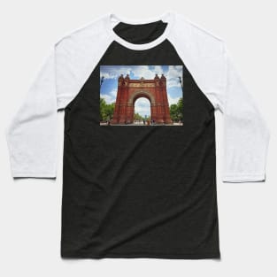 Arco del Triunfo Baseball T-Shirt